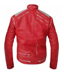 Alternative view of Mens MJ Red Leather Beat It Jacket