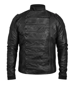 Mens Winter Detachable Sleeves Soldier Jacket