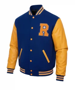 Mens KJ R Wool Varsity Jacket