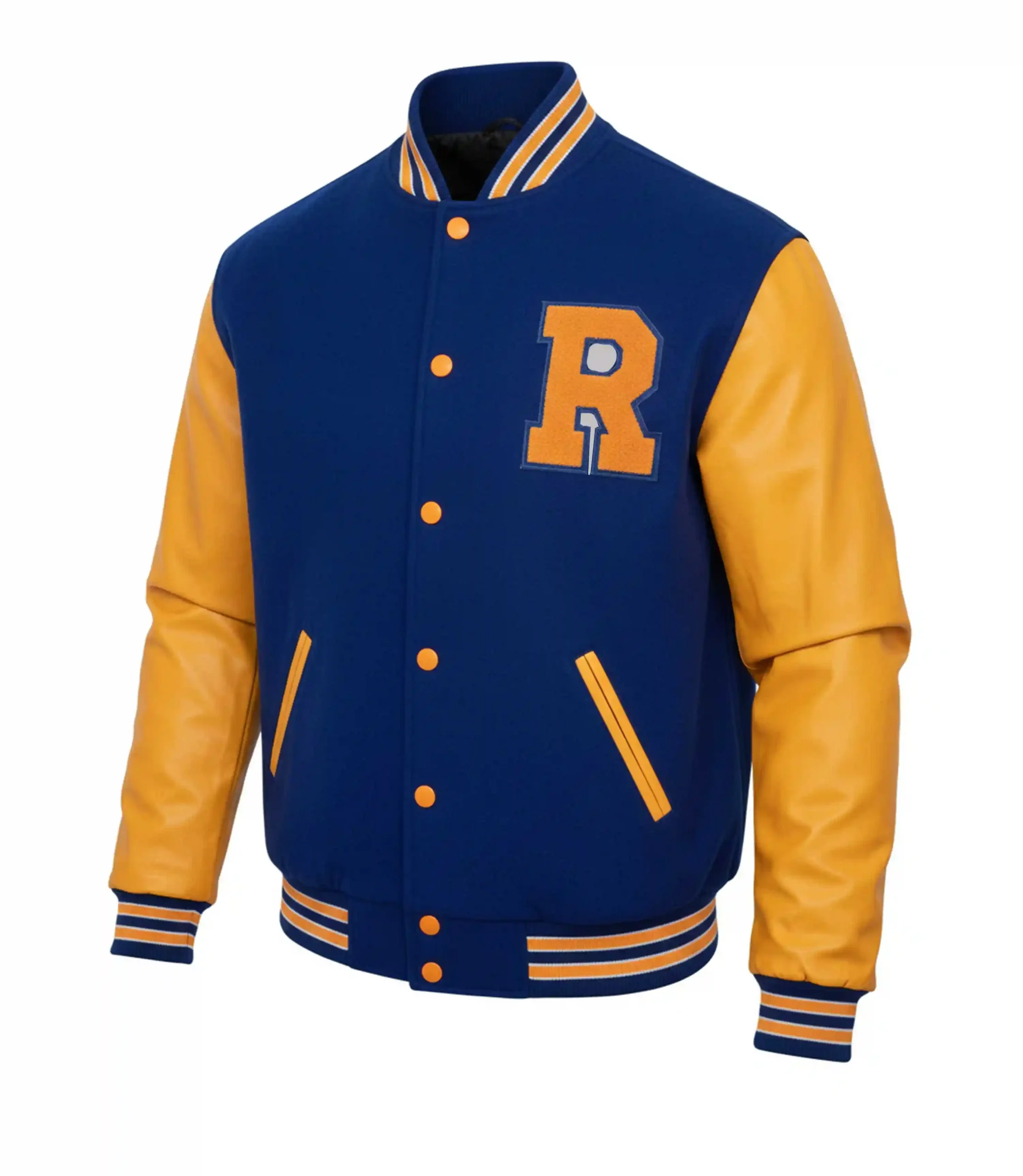 Mens KJ R Wool Varsity Jacket
