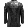 Crocodile Leather Blazer Men​