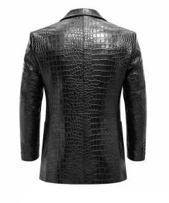 Crocodile Leather Blazer Men​
