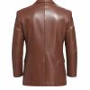 Brown Mens Leather Coat
