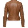 Women's Leather Moto Jacket​