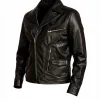 Black Leather Motorcycle Jacket
