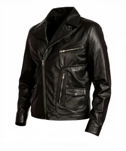 Black Leather Motorcycle Jacket