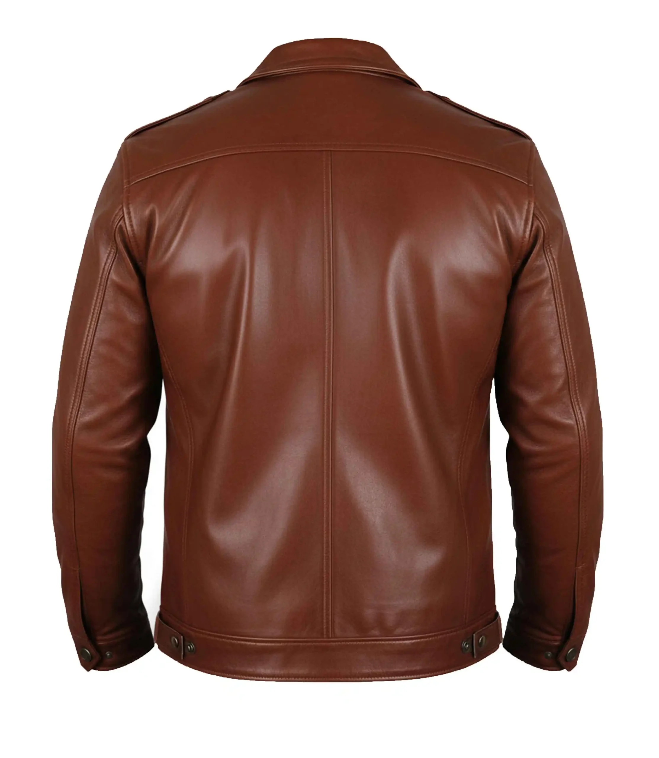 Vintage Brown Leather Jacket