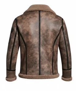 Alternative view of Mens Sheepskin Shearling Bomber Jacket