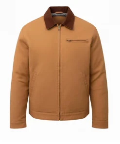 Adorable Brown Cotton Jacket