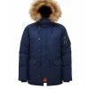 Blue Parka Jacket Men