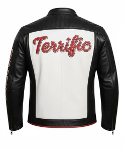 Alternative view of Terrific Biker Leather Jacket