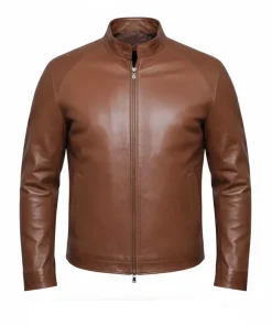 Mens Jack Henry Reacher Leather Brown Jacket