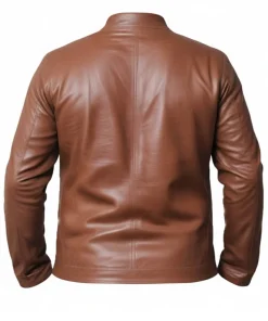Alternative view of Mens Jack Henry Reacher Leather Brown Jacket