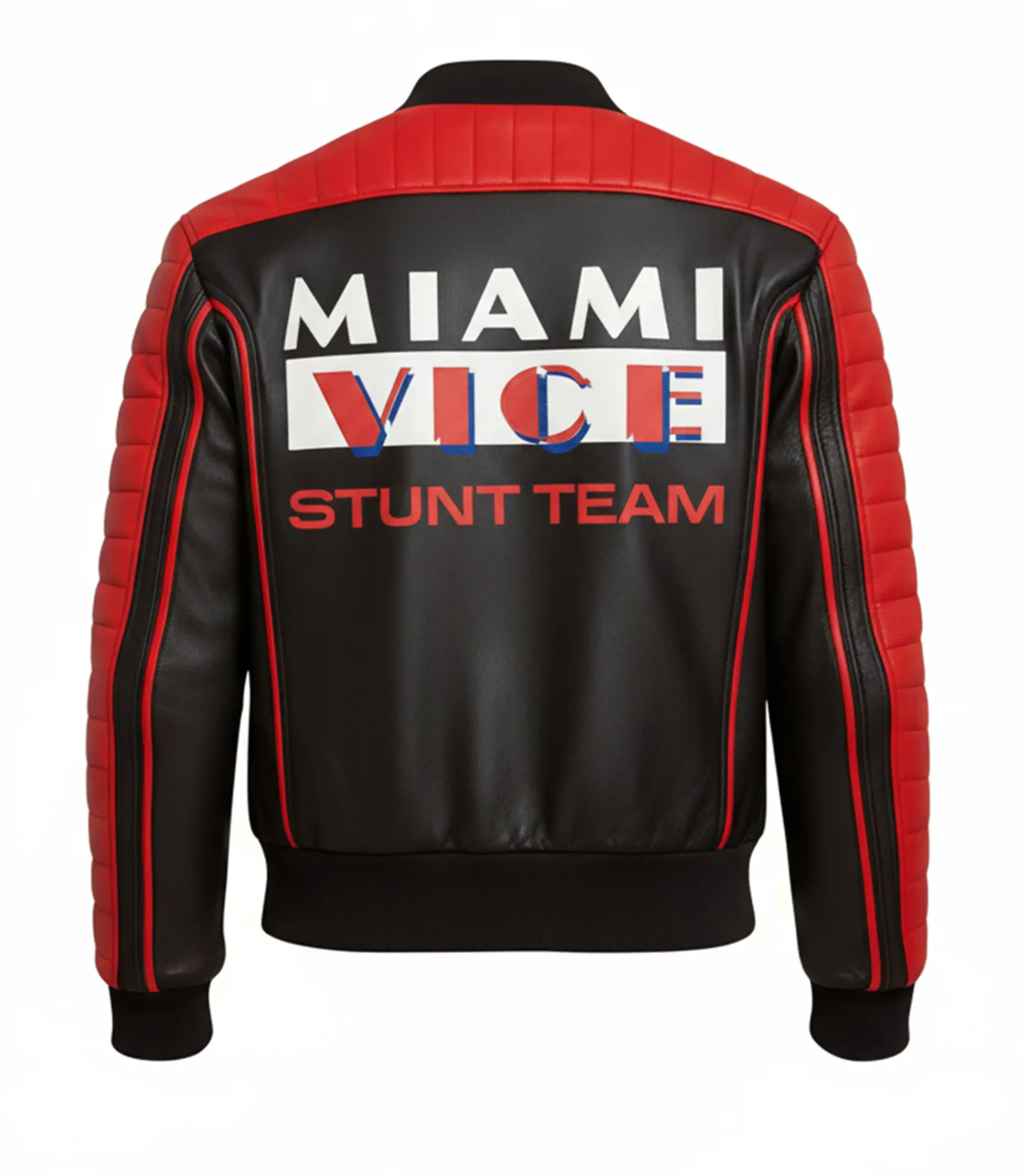 Ryan Miami Bomber Leather Jacket - Image 2