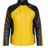 Mens Cole Wilson Yellow Macgrath Leather Jacket