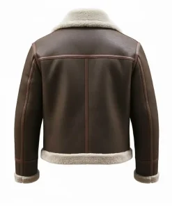Alternative view of RE4 Leon Shearling Bomber Jacket