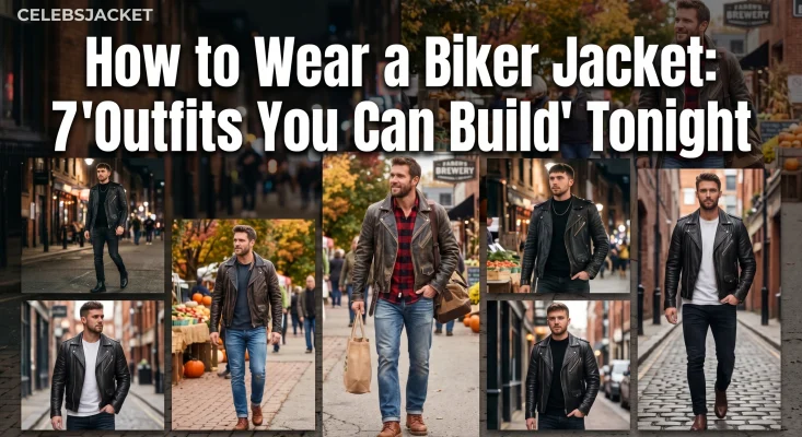How to Wear a Biker Jacket: 7 Outfits for Men | CelebsJacket