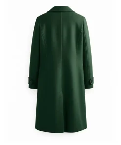 Alternative view of Womens Classic Emerald Green Wool Blend Christmas Coat