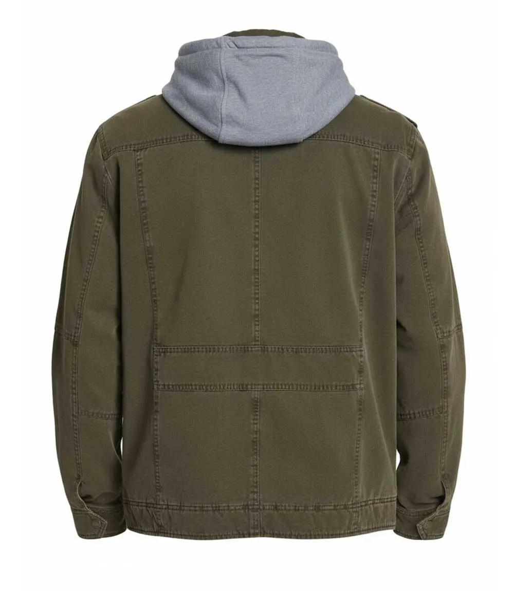 Olive Green NYC Military Jacket - Image 2
