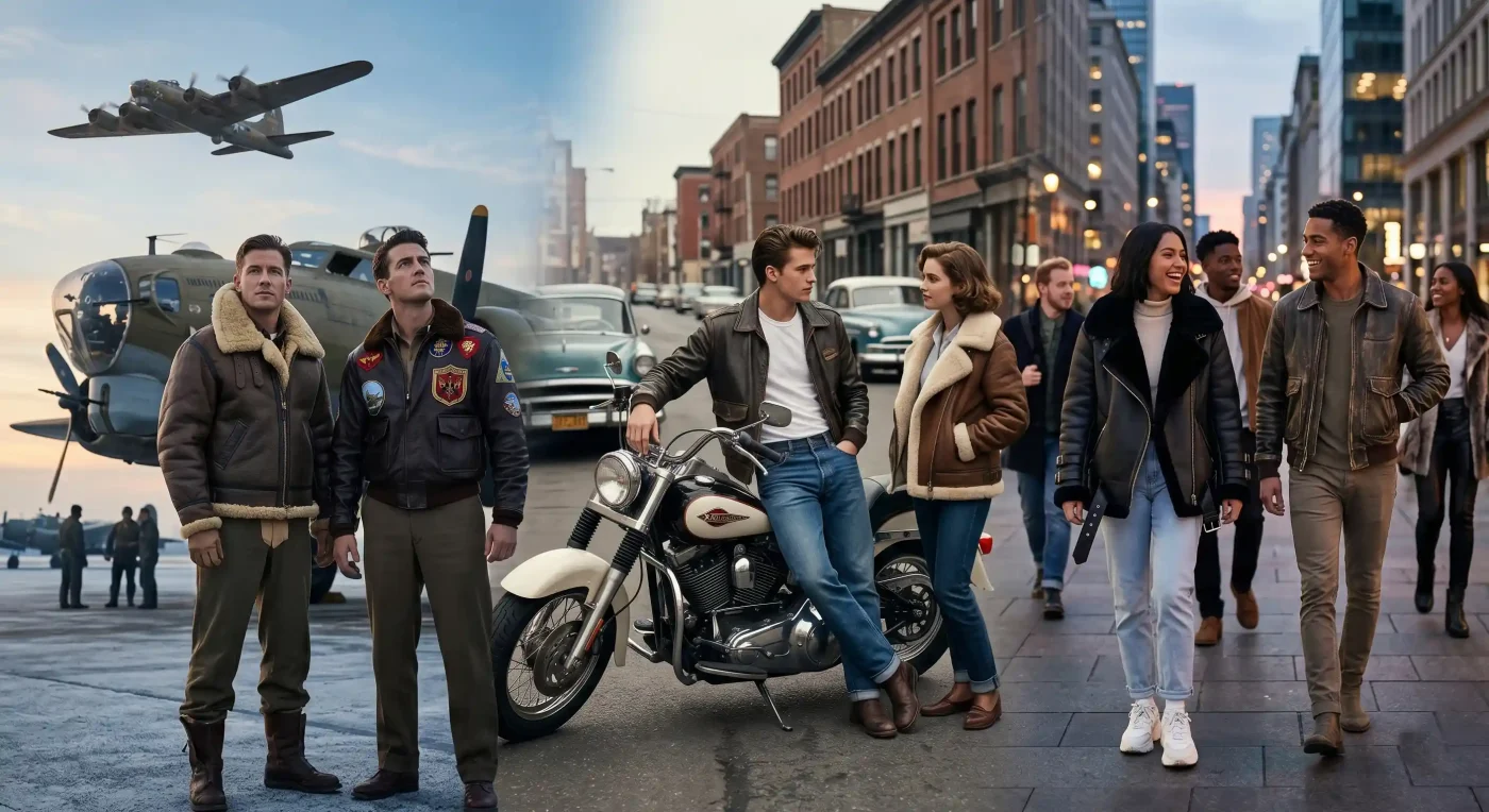From WW2 cockpits to 2026 runways, aviator jackets became fashion icons. They started as military gear and now grace stylish catwalks. Learn about their history and get expert styling tips. Shop for genuine leather versions at CelebsJacket.