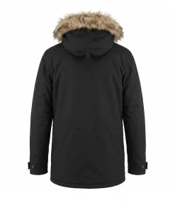Alternative view of Men's Black Parka Winter Jacket