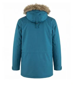 Alternative view of Mens Winter Electric Blue Parka Coat Jacket