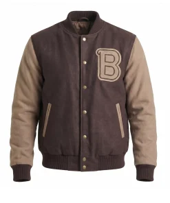 Mens Hotline Wool B Varsity Jacket