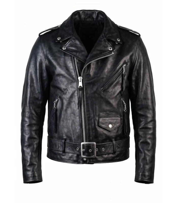 Marlon Brando Leather Jacket | Black Motorcycle Style