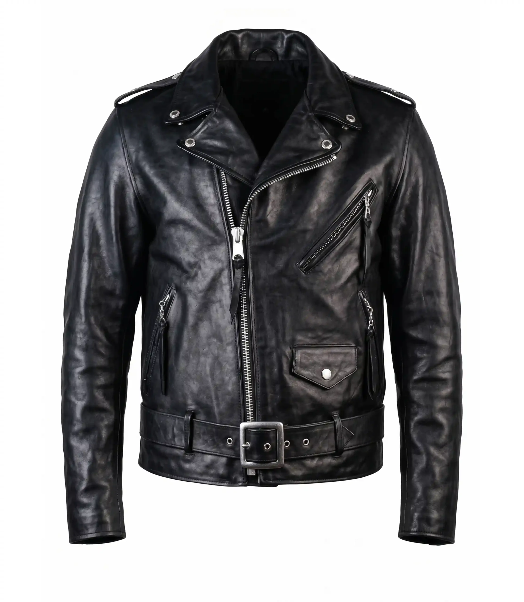 Marlon Brando Leather Jacket | Black Motorcycle Style