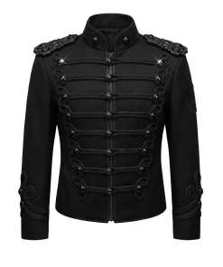 Get yourself this handmade black hussar jacket and let the aura of Michael Jackson military jacket take you on! Black braided style – ideal costume for parade