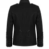 Mens MJ Black Braided Military Hussar Jacket - Image 2