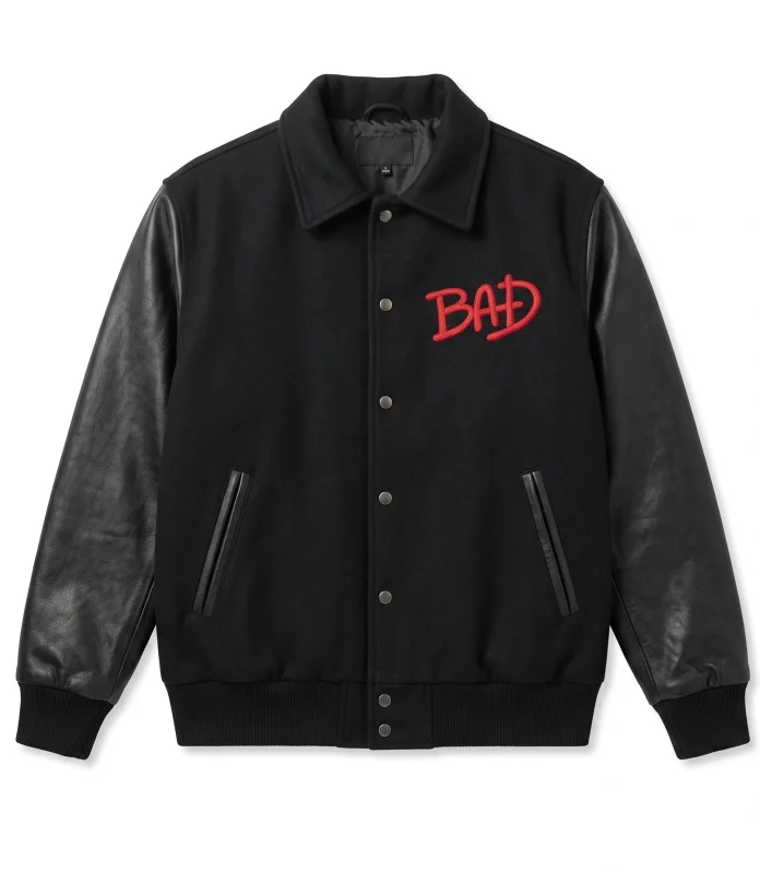 Mens Bad MJ Wool Varsity Jacket