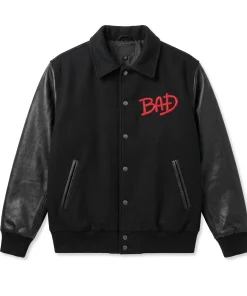 Mens Bad MJ Wool Varsity Jacket