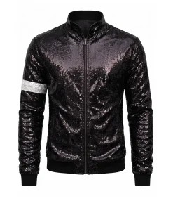 Black Sequin Jacket – Michael Jackson Billie Jean Costume