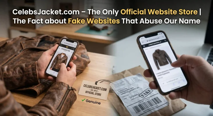 CelebsJacket.com has always been the genuine store of leather jackets from the U.S. since 2013. Find out the truth about scam sites that abuse our name.