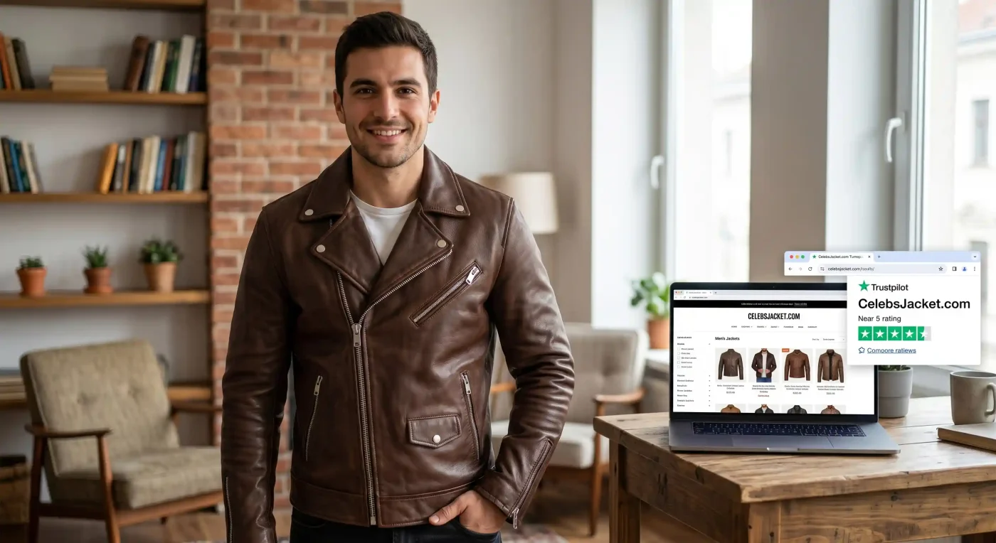CelebsJacket.com has been a trusted source for genuine leather jackets since 2013, with almost 5-star reviews on Trustpilot & Reviews.io. Find out more about whether it's legit and how to avoid fakes.