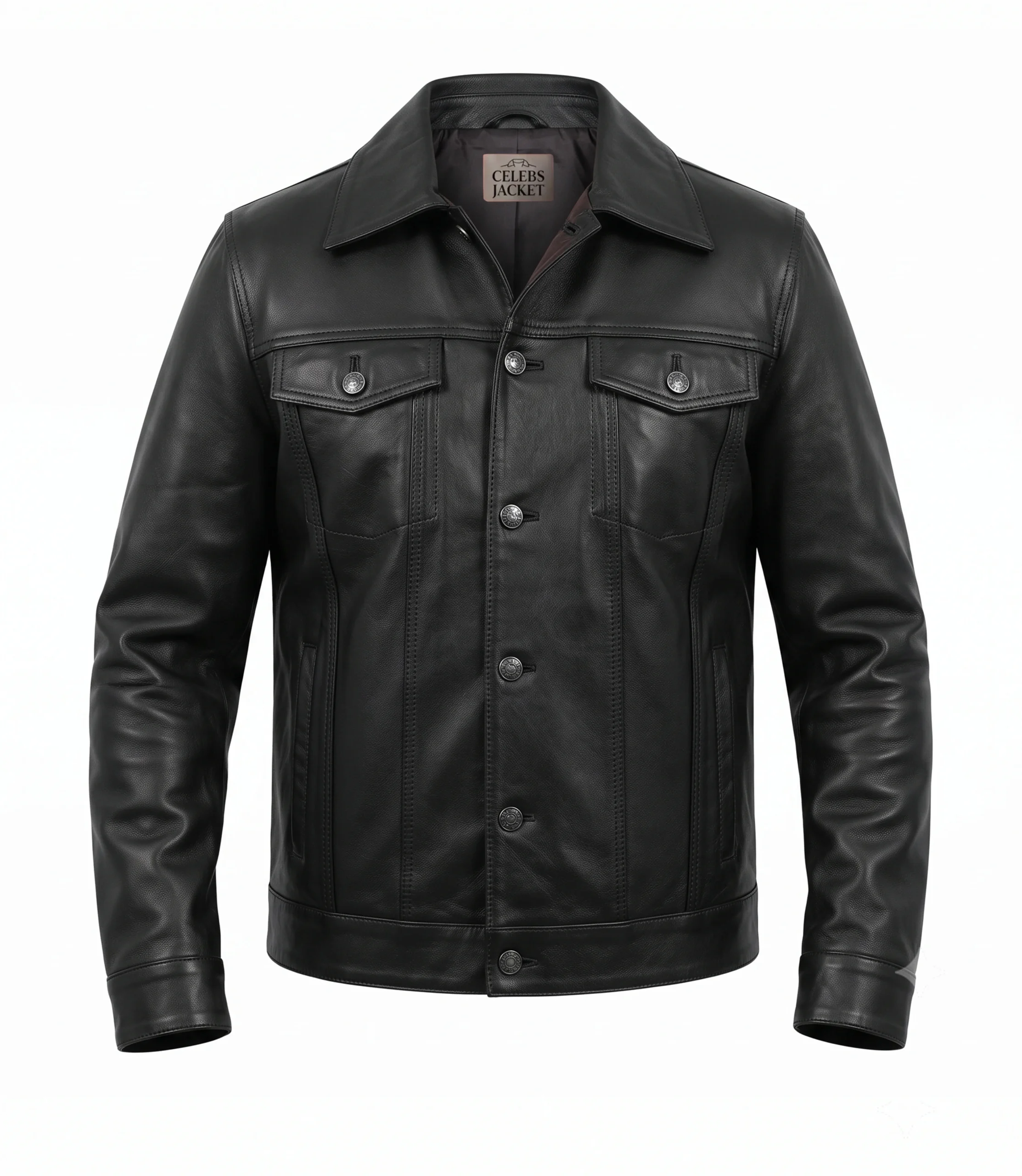 Scully Men's Leather Trucker Jacket