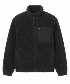 Mens Black Columbia Sherpa Fleece Jacket